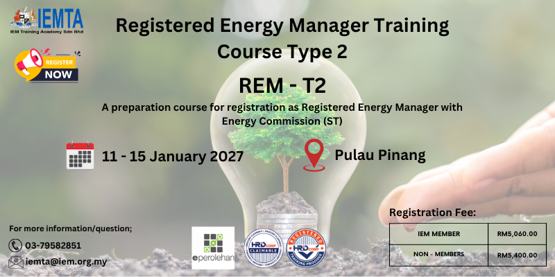 Registered Energy Manager Training Course Type 2 (REM TYPE 2)